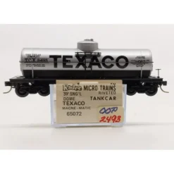Best Micro-Trains 06500072 N Texaco 39' Single Dome Tank Car #2493 NIB - Your Source for Gaming Essentials