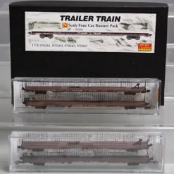 Micro-Trains 99300091 N TTX 89' Intermodal Flatcar Runner Pack (Set of 4) - Your Source for Gaming Essentials* Clearance