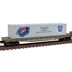Best Micro-Trains 04500504 N USAAC Caboose 50' Steel Flatcar w/40' Load #667419 - Your Source for Gaming Essentials