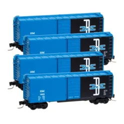 Micro-Trains 99400076 Z Boston & Maine 40' SD Boxcar RTR Runner (Pack of 4) - Your Source for Gaming Essentials* Hot