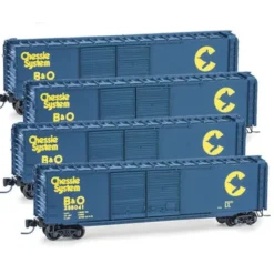Micro-Trains 99400074 Z Chessie System/B&O 50' DD Boxcar RTR Runner (Pack of 4) - Your Source for Gaming Essentials* Discount