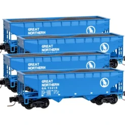 Micro-Trains 99400079 Z Great Northern 33' Offset Side Hopper RTR (Pack of 4) - Your Source for Gaming Essentials* Best