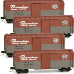 Micro-Trains 99400044 Z New York Central 40' SDBoxcar w/ Youngstown (Pack of 4) - Your Source for Gaming Essentials* Online