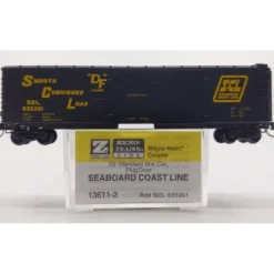 Hot Micro-Trains 13611-2 Z Scale Seaboard Coat Line 50' Plug Door Boxcar #635921 NIB - Your Source for Gaming Essentials Trains