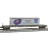 Micro-Trains 52400102 Z USAAC 60' Steel Flatcar w/40' Container Load #664709 - Your Source for Gaming Essentials* Hot