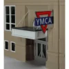 Miller Engineering 3072 HO Animated Neon Sign YMCA Large Horizontal - Your Source for Gaming Essentials* Outlet