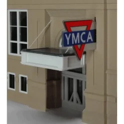 Miller Engineering 3072 HO Animated Neon Sign YMCA Large Horizontal - Your Source for Gaming Essentials* Outlet