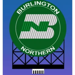 Miller Engineering 440702 HO Small Burlington Northern Animated Billboard - Your Source for Gaming Essentials*
