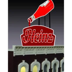 Miller Engineering 1082 HO/N Animated Neon Billboard Heinz Ketchup Small - Your Source for Gaming Essentials* Discount