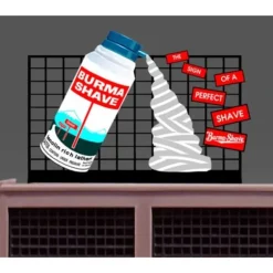 Miller Engineering 441352 HO/N Burma Shave Animated Neon Billboard Small - Your Source for Gaming Essentials* Discount