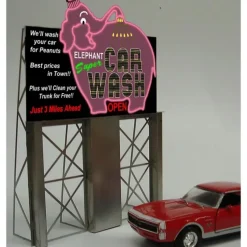 Miller Engineering 8381 HO/O Elephant Car Wash Billboard - Your Source for Gaming Essentials* Discount