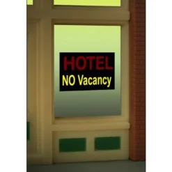 Miller Engineering 8990 HO/O Hotel Flashing Neon Window Sign - Your Source for Gaming Essentials* Online