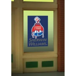 Miller Engineering 8935 HO/O Sherwin Williams Flashing Neon Window Sign - Your Source for Gaming Essentials* Outlet