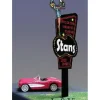 Miller Engineering 7681 HO/O Stan's Drive-In Double-Sided Animated Neon Sign - Your Source for Gaming Essentials* Online