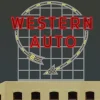 Miller Engineering 2481 HO/O Western Auto Billboard - Your Source for Gaming Essentials* Online