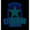Miller Engineering 5581 Horizontal Sign Lighting Animated Blue-Star Diner Large - Your Source for Gaming Essentials* Online