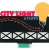 Miller Engineering 9282 N City Light & Power Animated Neon Billboard - Your Source for Gaming Essentials* Best
