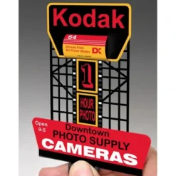 Miller Engineering 440902 N/HO Kodak Animated Neon Rooftop Billboard - Your Source for Gaming Essentials* Best