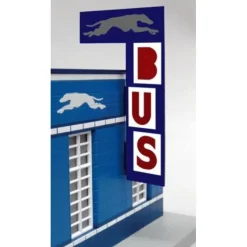 Miller Engineering 5882 N/HO Medium Vertical Greyhound Bus Station - Your Source for Gaming Essentials* Online
