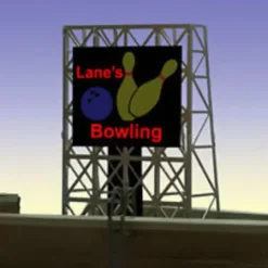 Miller Engineering 338955 N/Z Bowling Rooftop Billboard Small - Your Source for Gaming Essentials*