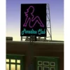 Miller Engineering 338850 N/Z Paradice Club Animated Rooftop Billboard - Your Source for Gaming Essentials* Sale