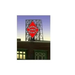 Miller Engineering 338870 N/Z Railway Express Agency Animated Neon Billboard - Your Source for Gaming Essentials* Hot