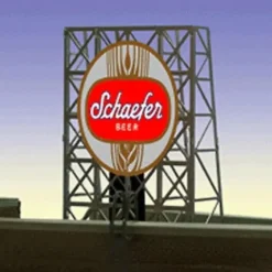 Miller Engineering 338925 N/Z Schaefer Beer Animated Rooftop Billboard - Your Source for Gaming Essentials* Best