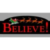 Miller Engineering 2014 O Christmas Believe Double-Sided Rotating Sign - Your Source for Gaming Essentials* Clearance