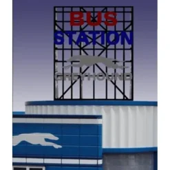 Miller Engineering 5681 O Greyhound Bus Station Animated Billboard - Your Source for Gaming Essentials* Clearance