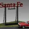 Miller Engineering 5781 O Santa Fe Animated Neon Billboard - Your Source for Gaming Essentials* Best