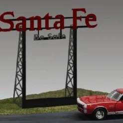 Miller Engineering 5781 O Santa Fe Animated Neon Billboard - Your Source for Gaming Essentials* Best