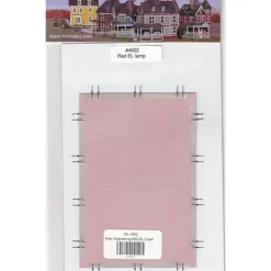 Miller Engineering 4602 O Scale Large Red EL 4x6 Lamp - Your Source for Gaming Essentials*