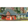 Miller Engineering Z-1010 Z Scale Train Station Building Kit - Your Source for Gaming Essentials* Sale