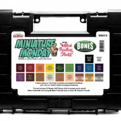 Tabletop Miniatures-Miniature Monday #95013: Color Palette (20 Paints) - Your Source for Gaming Essentials