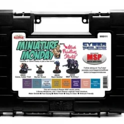 Tabletop Miniatures-Miniature Monday: Cyber Police (November 2020 - 8 Paints and 4 Miniatures) - Your Source for Gaming Essentials