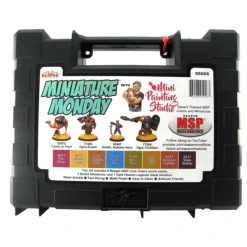 Tabletop Miniatures-Miniature Monday: June 2020 Set - 8 Paints and 4 Miniatures - Your Source for Gaming Essentials