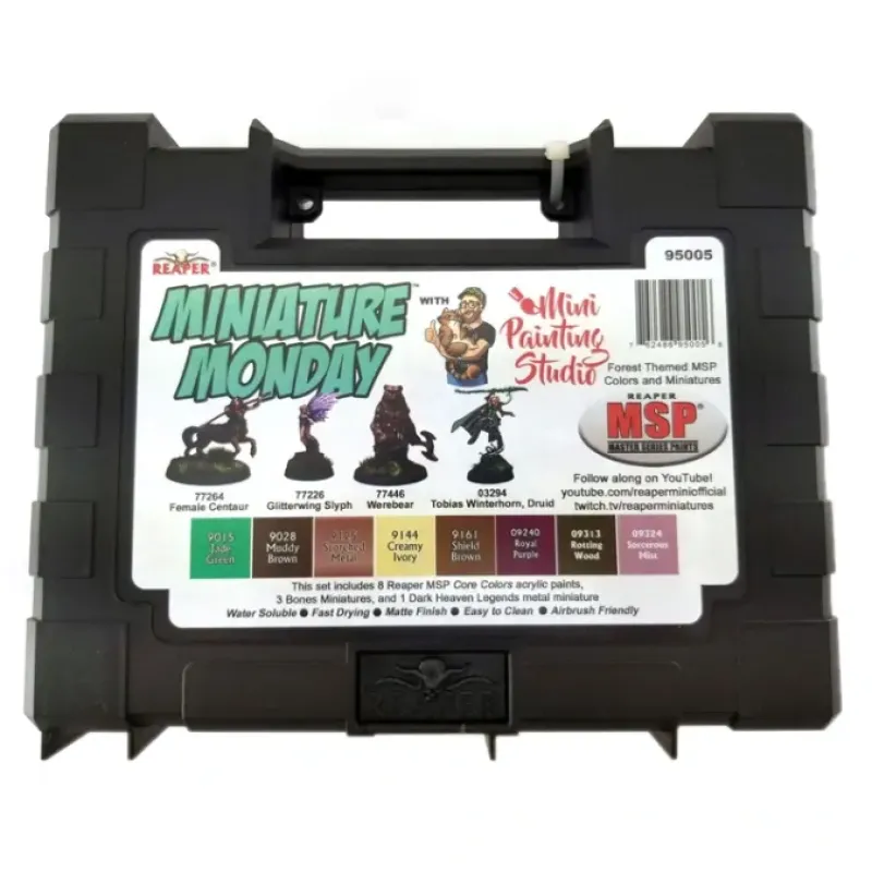 Tabletop Miniatures-Miniature Monday: May 2020 Set - 8 Paints and 4 Miniatures - Your Source for Gaming Essentials