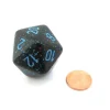 Dice-34mm Large 20-Sided D20 Speckled Chessex Dice, 1 Die - Blue Stars - Your Source for Gaming Essentials