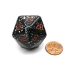 Dice-34mm Large 20-Sided D20 Speckled Chessex Dice, 1 Die - Space - Your Source for Gaming Essentials