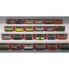 Model Power 99653 HO Freight Car Assortment with Knuckle Couplers (Pack of 24) - Your Source for Gaming Essentials* New