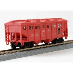 Model Power 98084 HO Granite Rock GRCX 36' 2 Bay Open Hopper - Your Source for Gaming Essentials* New