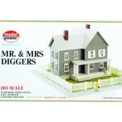 Model Power 489 HO Scale Mr. & Mrs. Diggers House Building Kit - Your Source for Gaming Essentials*