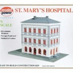Model Power 1505 N Scale St. Mary's Hospital Building Kit - Your Source for Gaming Essentials* Outlet