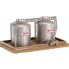 Model Power 490-1471 N Scale Twin Oil Tank Storage Facility Kit - Your Source for Gaming Essentials* New
