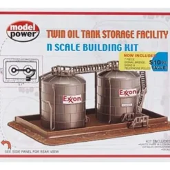 Model Power 1471 N Twin Oil Tank Storage Facility Kit - Your Source for Gaming Essentials* Hot
