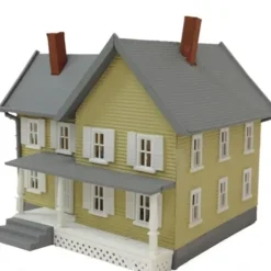 Model Power 6374 O Built-Up Lighted Jackson's House Building with Figures - Your Source for Gaming Essentials* Outlet