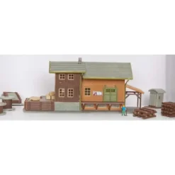 Model Power 2611 Pre-Built Freight Station w/Accessories - Your Source for Gaming Essentials* Best