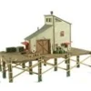 Model Tech Studios S0068 HO Weatherbea's Wharf Bait Company Kit - Your Source for Gaming Essentials* New
