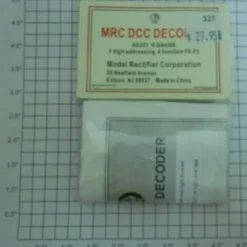 MRC AD321 HO/G DCC Decoders-No Sound 3 Amp, 4 Digit Addressing,128 Speed - Your Source for Gaming Essentials* Online