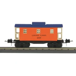 Hot MTH 11-70111 Orange & Blue Tinplate Caboose #2657 - Your Source for Gaming Essentials Trains
